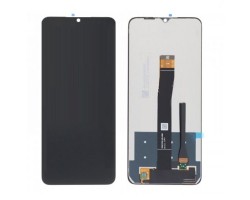 LCD kijelző Xiaomi Redmi 10C, Poco C40 (érintőpanel, átvezető fóliával) fekete